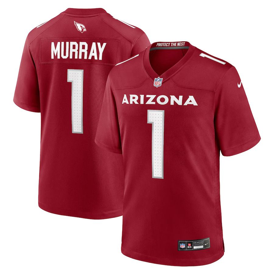 Men Arizona Cardinals #1 Kyler Murray Nike Cardinal Game Player NFL Jersey